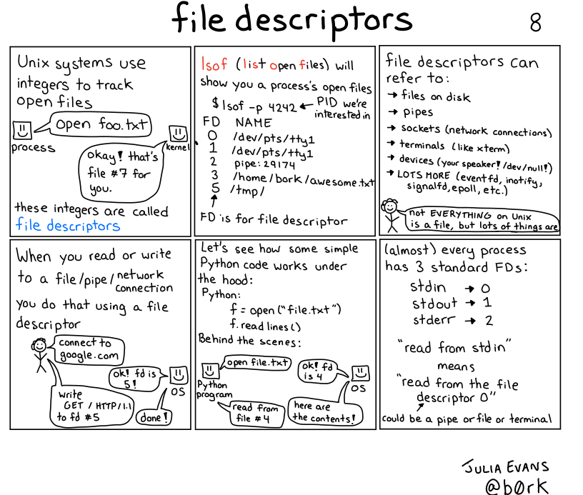file descriptors